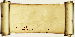 Rumena Perunac vizit kartica